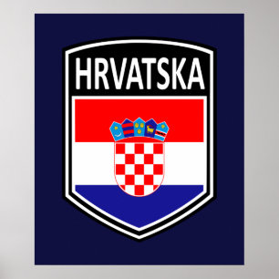 Nationaal - Hrvatska Poster