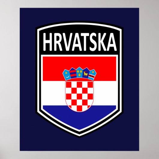 Nationaal - Hrvatska Poster (Voorkant)
