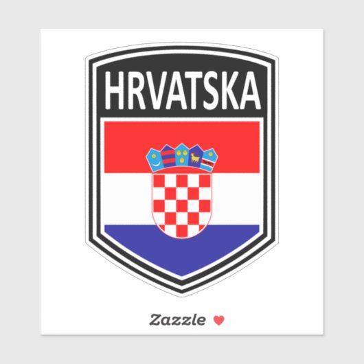 Nationaal - Hrvatska Sticker (Vel)