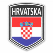 Nationaal - Hrvatska Sticker (Voorkant)