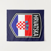 Nationaal - Hrvatska Wandkleed (Voorkant (horizontaal))