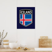 Nationaal - IJsland Poster (Keuken)