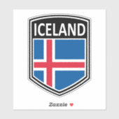 Nationaal - IJsland Sticker (Vel)
