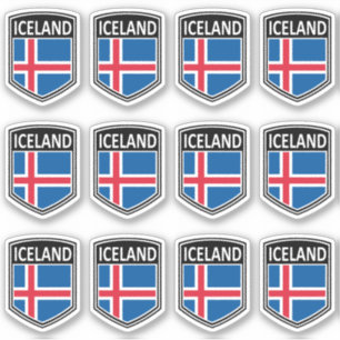 Nationaal - IJsland Sticker