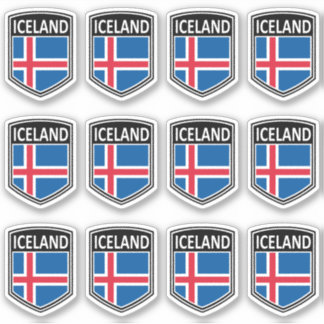 Nationaal - IJsland Sticker
