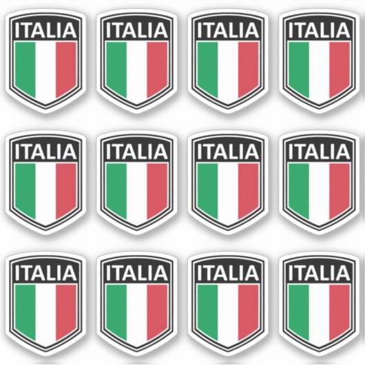 Nationaal - Italië Sticker (Voorkant)