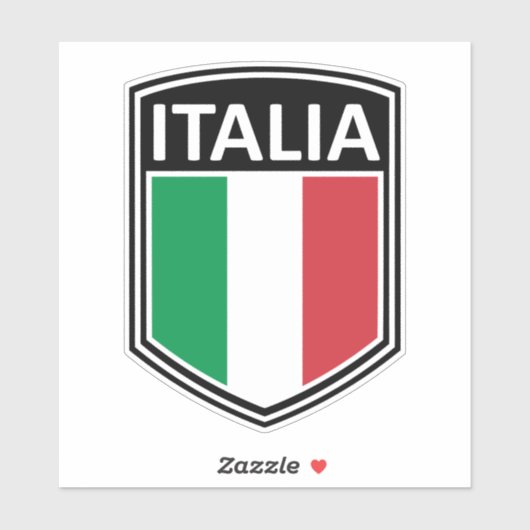 Nationaal - Italië Sticker (Vel)