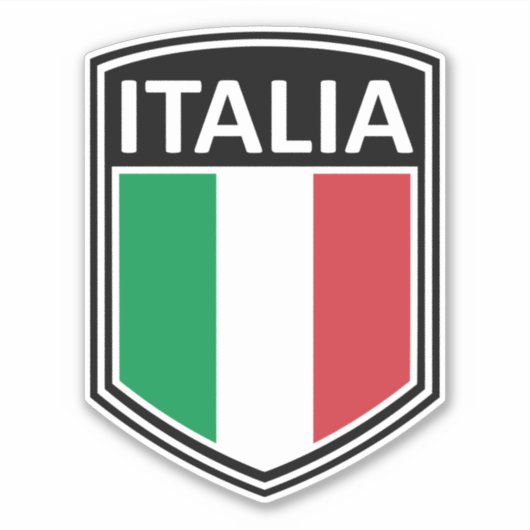 Nationaal - Italië Sticker (Voorkant)