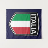 Nationaal - Italië Wandkleed (Voorkant (horizontaal))