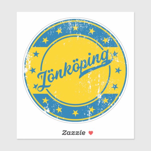 Nationaal - Jönköping Sverige | Sticker Zweden (Vel)