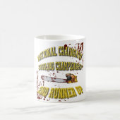 Nationaal kampioenschap motorzaag jongleren Chainz Koffiemok (Center)