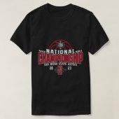 Nationaal kampioenschap San Diego Aztecs 2023 T-shirt (Design voorkant)