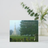 Nationaal kerkhof Gettysburg Briefkaart (Staand voorkant)