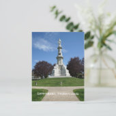 Nationaal kerkhof Gettysburg Briefkaart (Staand voorkant)