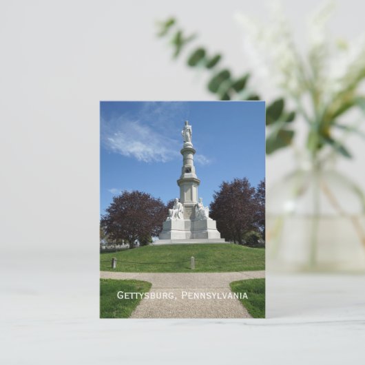 Nationaal kerkhof Gettysburg Briefkaart (Staand voorkant)