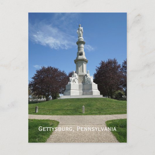 Nationaal kerkhof Gettysburg Briefkaart (Voorkant)