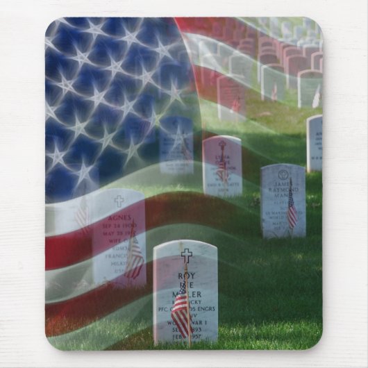 Nationaal kerkhof van Arlington, Amerikaanse vlag Muismat (Voorkant)