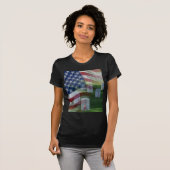 Nationaal kerkhof van Arlington, Amerikaanse vlag T-shirt (Voorkant volledig)
