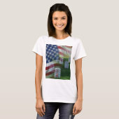 Nationaal kerkhof van Arlington, Amerikaanse vlag T-shirt (Voorkant volledig)