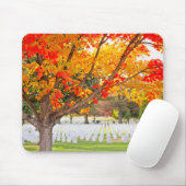 Nationaal kerkhof van Arlington in het najaar Muismat (Met muis)