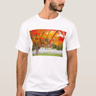 Nationaal kerkhof van Arlington in het najaar T-shirt