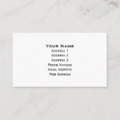 Nationaal kerkhof van Arlington in het najaar Visitekaartje (Voorkant)