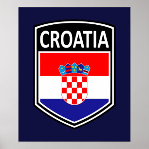 Nationaal - Kroatië Poster