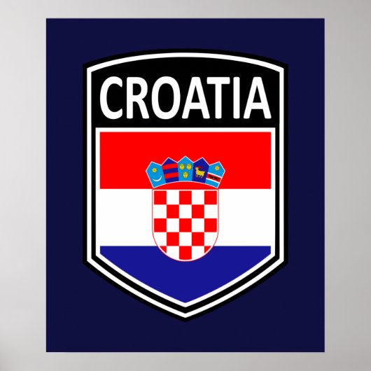 Nationaal - Kroatië Poster (Voorkant)