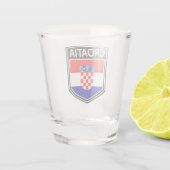 Nationaal - Kroatië Shot Glas (Achterkant)