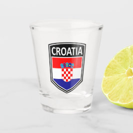Nationaal - Kroatië Shot Glas