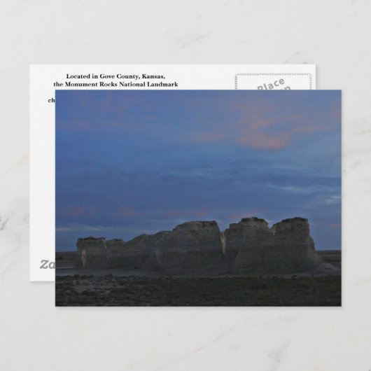 Nationaal landmerk monument voor Rocks Briefkaart (Voorkant / Achterkant)