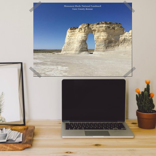 Nationaal landmerk monument voor Rocks Perfect Poster