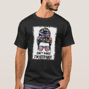 Nationaal Latijnse vlagbericht voor de historische T-shirt