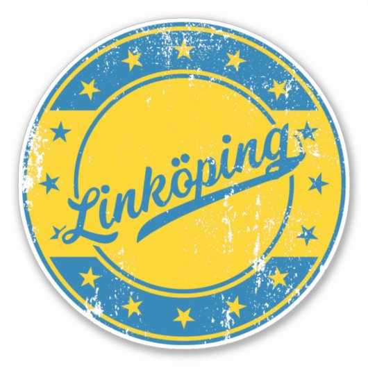 Nationaal - Linköping Sverige | Sticker Zweden (Voorkant)