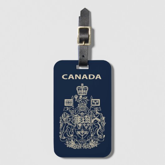 Nationaal logo van Canada Bagagelabel (Voorkant (verticaal))
