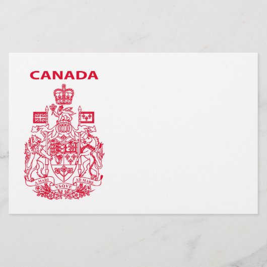Nationaal logo van Canada Flyer (Voorkant)