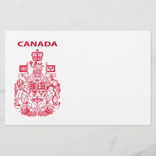 Nationaal logo van Canada Flyer (Achterkant)