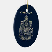 Nationaal logo van Canada Keramisch Ornament (Rechts)
