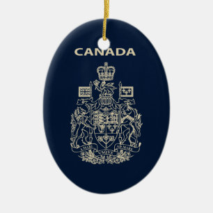 Nationaal logo van Canada Keramisch Ornament