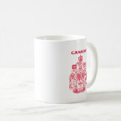 Nationaal logo van Canada Koffiemok (Voorkant rechts)
