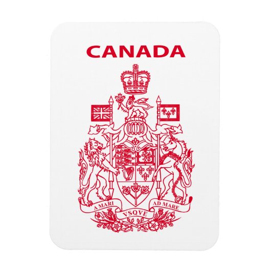 Nationaal logo van Canada Magneet (Verticaal)