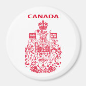 Nationaal logo van Canada Magneet (Voorkant)
