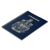 Nationaal logo van Canada Notitieboek (Linkerzijde)