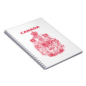 Nationaal logo van Canada Notitieboek (Rechterzijde)