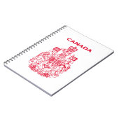 Nationaal logo van Canada Notitieboek (Linkerzijde)