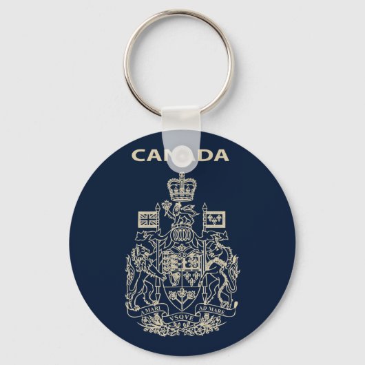 Nationaal logo van Canada Sleutelhanger (Voorkant)