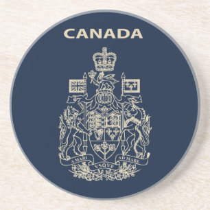 Nationaal logo van Canada Zandsteen Onderzetter