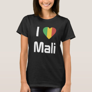 Nationaal Mali vlag souvenir voor mannen vrouwen T-shirt