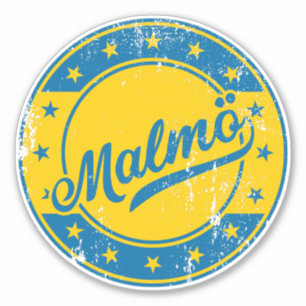 Nationaal - Malmö Sverige Sticker Zweden