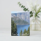 Nationaal meer van het krater ... briefkaart (Staand voorkant)